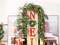 9FT Christmas Garland Prelit Faux Decorations, Realistic Green Norfolk Pine Garland